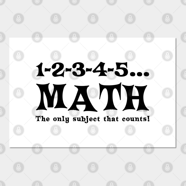 Black Math Counts Math Posters and Art Prints TeePublic